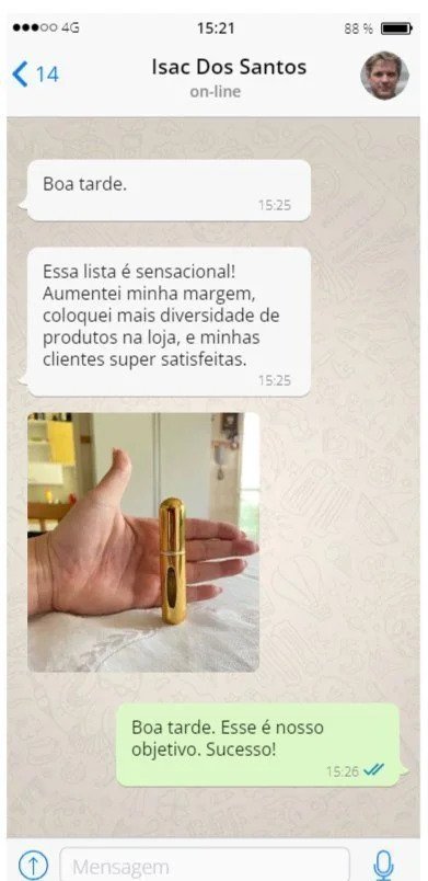 Prova social cliente - Satisfação garantida