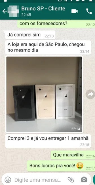 Prova social cliente - Resultado de venda